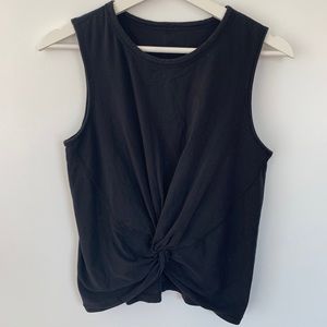Lululemon Black Front Twist Crop